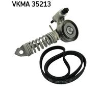 SKF Kit Cinghie Poly-V VKMA 35213 per Opel Corsa C, Combo Tour, Meriva, Holden