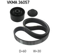 Kit Cinghie Poly-V SKF VKMA 36057 per RENAULT CLIO