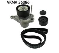 SKF Kit Cinghie Poly-V VKMA 36086 EPDM (Etilene-Propilene-Diene-Caucciù)