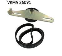 Kit cinghie poly-V SKF VKMA 36091 per DACIA SANDERO 1.6 2010-2013