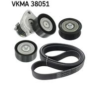 Set di cinghie Poly-V SKF VKMA 38051