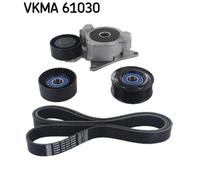 SKF Kit Cinghie Poly-V VKMA 61030 EPDM (Etilene-Propilene-Diene-Caucciù)