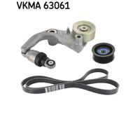 Kit Cinghie Poly-V SKF VKMA 63061 per HONDA CIVIC 1.8 (FN1, FK2)