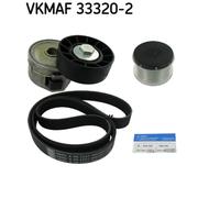 Kit Cinghie Poly-V SKF VKMAF 33320-2 per PEUGEOT 407 2.0 HDi 135