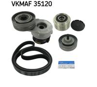 Kit Cinghie Poly-V SKF VKMAF 35120 per OPEL MERIVA 1.7 CDTI (E75)