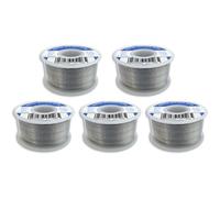 KIT CINQUE BOBINE STAGNO IN ROCCHETTO 60/40 100gr 1mm SALDATURA LABORATORIO - T