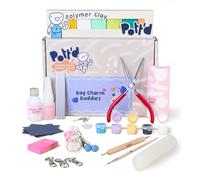 Kit Ciondoli per Borsa in Argilla Polimerica - Kit Creativo per Adulti e Principianti con Argilla, Strumenti e Ganci Portachiavi - Idea Regalo Accessorio Fai da Te Pott’d