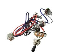 Kit Circuito Precablato Per Chitarra Con Potenziometri Da 500K Tracolla standard per chitarra