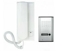 Kit Citofono Bianco Monofamiliare 1 Cornetta Apricancello Esterno 2fili rl-3208a