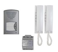 Kit citofono Farfisa 2CKSD+ bifamiliare cablaggio ridotto 1+1 pronta installazione (nuovo modello) audio migliorato