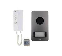 KIT CITOFONO MONOFAMILIARE E BIFAMILIARE URMET 1122/601, 4+N, COMPLETO DI CORNET