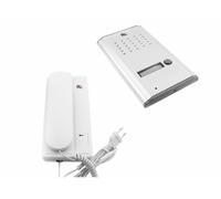 KIT CITOFONO MONOFAMILIARE COMPLETO DI POSTO ESTERNO INTERNO 2/4 FILI APRIPORTA