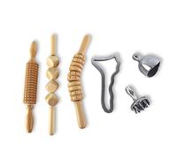 Kit Classic Materotherapy & Metaltapary 6 pezzi | Riaffermazione del corpo naturale | Riaffermato in metaturapia | Timeterapia riduttiva | Metaterapia anticellulite | Stampaggio del legno del corpo