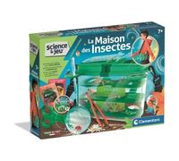 Kit Clementoni La Maison des Insectes - Habitat Portatile con Lenti e Pinze