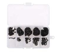 Kit Clip A Molla EClip 120 Pezzi, Anelli Di Sicurezza In Acciaio Al Manganese, Vari Tagli 1,5-10mm - Alta Resistenza, Design Durevole, Riparazioni E Manutenzione Precise