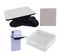 Kit clip on per smartphone, con lente girevole portatile per fotografia artistica, social media, strumento creativo per foto e video