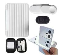 Kit clip riflettente per fotocamera per smartphone, con clip verticale orizzontale sullo specchio per selfie, rotazione a 360 gradi, telecomando wireless, per cellulare, per viaggi, vacanze