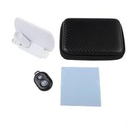 Kit clip specchio smartphone con telecomando e angoli regolabili a 360 gradi per scatti chiari riflessi compatibili con i più recenti modelli di smartphone (bianco2)