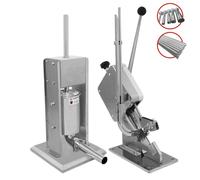 KuKoo - Kit Clippatrice per Salsicce Manuale Commerciale con 2000 Graffette & Insaccatrice Manuale per Salsicce con 5 Imbuti Diversi Gratuiti Capacità 3L