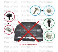 Kit Clips Fissaggio Sottobasamento Per XANTIA O 307 PARTSLINE