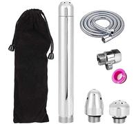 Kit clistere doccia,Bidet portatile da bagno, Sistema di pulizia doccia a 3 teste con regolatore e tubo flessibile da 59 pollici