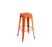 Kit Closet 5020519011 - Sgabello alto, metallo, colore arancione