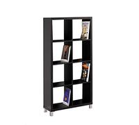 Kit Closet Kubox - Libreria, 8 vani, colore nero