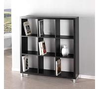 Kit Closet Kubox - Libreria, 9 vani, colore nero