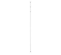 Kit Closet Piede Estensibile spogliatoio armadi Interni, Bianco/Nero, Unico