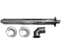 Kit coassiale orizzontale DN60/100 aria-fumi K.012000