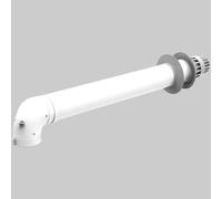 KIT COASSIALE PER SCALDINO KONA CON CURVA 60-100 Cm 100 Accessori Ferroli