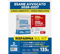Kit Codice Civile Annotato + Codice Civile Risolutivo annotato con la giurisprudenza
