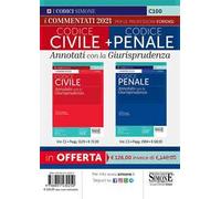 Kit Codice civile+Codice penale. Annotati con la giurisprudenza