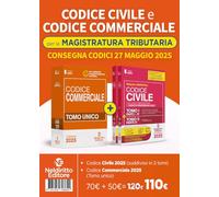 Kit Codice di Diritto Civile e diritto Commerciale per il concorso in Magistratura tributaria
