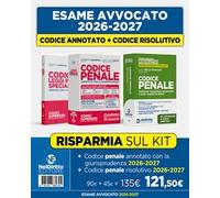 Kit Codice Penale Annotato + Codice Penale Risolutivo annotato con la giurisprudenza