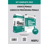 Kit Codice penale e Codice di procedura penale 2023