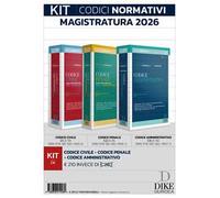 Kit codici normativi per il concorso in magistratura e i concorsi superiori 2026. Con aggiornamento online