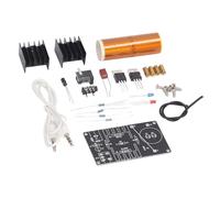 Kit coil mini coil fai -da -te, kit di bobinaTesla da 15 W Kit di altoparlanti al plasma TeslaCoil Plasma Kit Modello di fisica di fisica scientifica per adolescenti per bambini