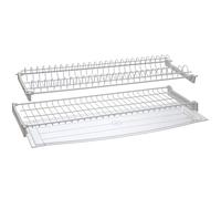 Kit Colapiatti Alluminio con Vaschetta 76 cm Cromo