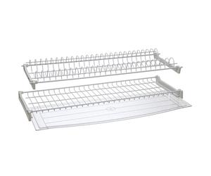 Kit Colapiatti Alluminio con Vaschetta 86 cm Cromo