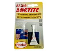 Loctite AA319 Kit adesivo retrovisore 0,5 gr colla vetri auto parabrezza lunotto