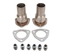 Kit collettore di riduttore di scarico ad alta resistenza in acciaio durevole costruzione a 3 bulloni flangia per i sistemi di scarico automobilistico Turbo fresco di assunzione