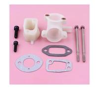 Kit collettore gomito di aspirazione adatto for carburatore 61 268, guarnizioni for bulloni e viti 503496901, 501806602, 503446501 for motosega