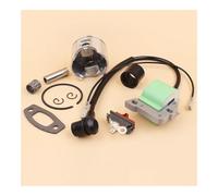 Kit collettore modulo bobina di accensione pistone da 46 mm adatto for motore motosega 55