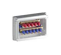 KIT COLLETTORE SANITARIO MULTI INTERCETTAZIONE DA INCASSO 6+5 USCITE 6+5 Fastec