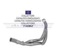 71459KZ - Collettore Scarico Arrow Catalitico Kawasaki ER-6N/F / Versys 650
