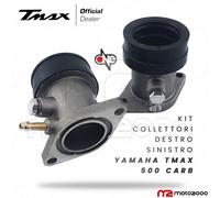 KIT COLLETTORI DESTRO SINISTRO ASPIRAZIONE YAMAHA T-MAX TMAX 500 2001 - 2003