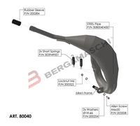 KIT COLLETTORI LEOVINCE PER FANTIC MOTOR XE 50 COMPETITION/PERFORMANCE 2021-2024