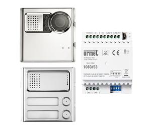 Kit colonna secondario Urmet Sinthesi Steel 2VO Video 1783/739