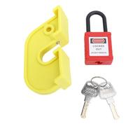 Kit combinato di dispositivi di blocco per interruttori automatici, isolato in nylon PA, interruttore pneumatico industriale standard con serratura di sicurezza per la